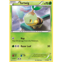 Turtwig 1/135 BW Plasma Storm Common Pokemon Card NEAR MINT TCG