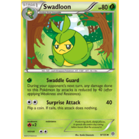 Swadloon 9/135 BW Plasma Storm Uncommon Pokemon Card NEAR MINT TCG
