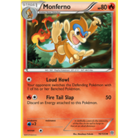 Monferno 16/135 BW Plasma Storm Uncommon Pokemon Card NEAR MINT TCG