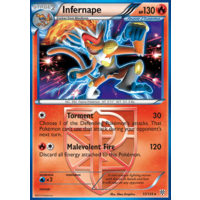 Infernape 17/135 BW Plasma Storm Holo Rare Pokemon Card NEAR MINT TCG