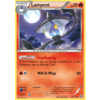 Lampent 22/135 BW Plasma Storm Uncommon Pokemon Card NEAR MINT TCG