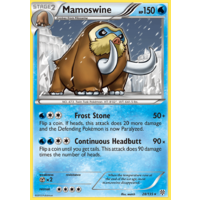 Mamoswine 28/135 BW Plasma Storm Rare Pokemon Card NEAR MINT TCG