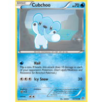 Cubchoo 40/135 BW Plasma Storm Common Pokemon Card NEAR MINT TCG