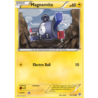 Magnemite 43/135 BW Plasma Storm Common Pokemon Card NEAR MINT TCG