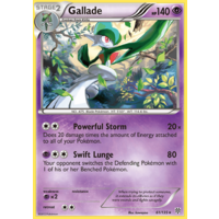 Gallade 61/135 BW Plasma Storm Holo Rare Pokemon Card NEAR MINT TCG