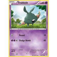 Trubbish 64/135 BW Plasma Storm Common Pokemon Card NEAR MINT TCG