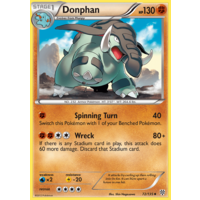 Donphan 72/135 BW Plasma Storm Uncommon Pokemon Card NEAR MINT TCG