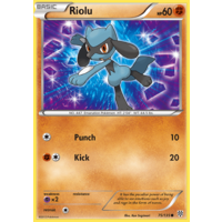Riolu 75/135 BW Plasma Storm Common Pokemon Card NEAR MINT TCG
