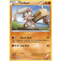 Timburr 79/135 BW Plasma Storm Common Pokemon Card NEAR MINT TCG