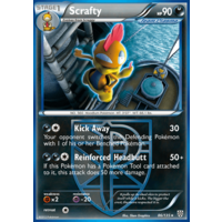Scrafty 86/135 BW Plasma Storm Rare Pokemon Card NEAR MINT TCG