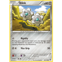 Klink 88/135 BW Plasma Storm Common Pokemon Card NEAR MINT TCG