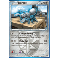 Durant 92/135 BW Plasma Storm Uncommon Pokemon Card NEAR MINT TCG