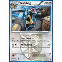 Watchog 112/135 BW Plasma Storm Uncommon Pokemon Card NEAR MINT TCG