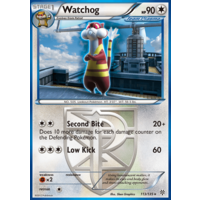 Watchog 113/135 BW Plasma Storm Rare Pokemon Card NEAR MINT TCG