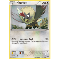 Rufflet 115/135 BW Plasma Storm Common Pokemon Card NEAR MINT TCG