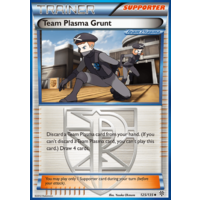 Team Plasma Grunt 125/135 BW Plasma Storm Uncommon Trainer Pokemon Card NEAR MINT TCG