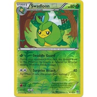 Swadloon 9/135 BW Plasma Storm Reverse Holo Uncommon Pokemon Card NEAR MINT TCG