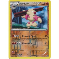 Gurdurr 80/135 BW Plasma Storm Reverse Holo Uncommon Pokemon Card NEAR MINT TCG