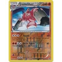 Conkeldurr 81/135 BW Plasma Storm Reverse Holo Rare Pokemon Card NEAR MINT TCG