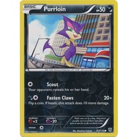 Purrloin 83/135 BW Plasma Storm Reverse Holo Common Pokemon Card NEAR MINT TCG