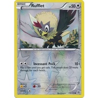 Rufflet 115/135 BW Plasma Storm Reverse Holo Common Pokemon Card NEAR MINT TCG