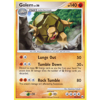 Golem 19/99 Platinum Arceus Rare Pokemon Card NEAR MINT TCG