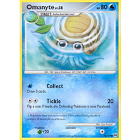Omanyte 70/99 Platinum Arceus Common Pokemon Card NEAR MINT TCG