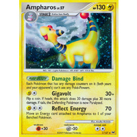 Ampharos 1/127 Platinum Base Set Holo Rare Pokemon Card NEAR MINT TCG