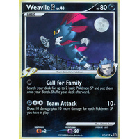 Weavile G 17/127 Platinum Base Set Holo Rare Pokemon Card NEAR MINT TCG
