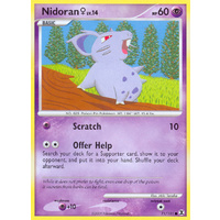 Nidoran 71/111 Platinum Rising Rivals Common Pokemon Card NEAR MINT TCG