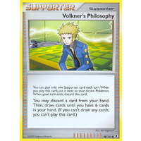 Volkner's Philosophy 98/111 Platinum Rising Rivals Uncommon Trainer Pokemon Card NEAR MINT TCG