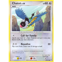 Chatot 95/147 Platinum Supreme Victors Common Pokemon Card NEAR MINT TCG