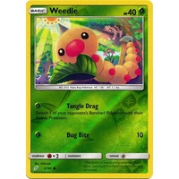 Weedle 2/181 SM Team Up Reverse Holo Common Pokemon Card NEAR MINT TCG