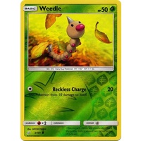 Weedle 3/181 SM Team Up Reverse Holo Common Pokemon Card NEAR MINT TCG