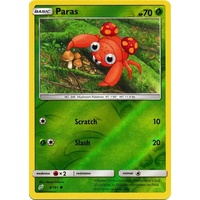 Paras 6/181 SM Team Up Reverse Holo Common Pokemon Card NEAR MINT TCG