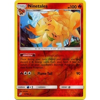 Ninetales 16/181 SM Team Up Reverse Holo Rare Pokemon Card NEAR MINT TCG