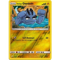 Alolan Geodude 34/181 SM Team Up Reverse Holo Common Pokemon Card NEAR MINT TCG