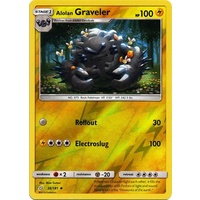 Alolan Graveler 36/181 SM Team Up Reverse Holo Uncommon Pokemon Card NEAR MINT TCG