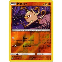 Mankey 71/181 SM Team Up Reverse Holo Common Pokemon Card NEAR MINT TCG