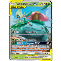 Venusaur & Celebi GX 1/181 SM Team Up Holo Ultra Rare Pokemon Card NEAR MINT TCG