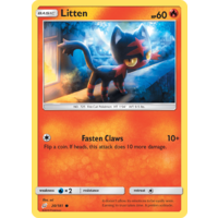 Litten 20/181 SM Team Up Common Pokemon Card NEAR MINT TCG