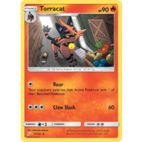 Torracat 21/181 SM Team Up Uncommon Pokemon Card NEAR MINT TCG