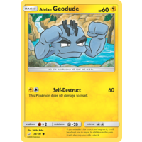 Alolan Geodude 34/181 SM Team Up Common Pokemon Card NEAR MINT TCG