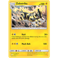 Zebstrika 45/181 SM Team Up Rare Pokemon Card NEAR MINT TCG