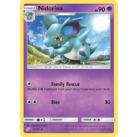 Nidorina 55/181 SM Team Up Uncommon Pokemon Card NEAR MINT TCG