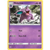 Nidorino 58/181 SM Team Up Uncommon Pokemon Card NEAR MINT TCG