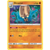 Omastar 76/181 SM Team Up Holo Rare Pokemon Card NEAR MINT TCG