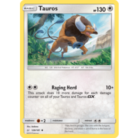 Tauros 129/181 SM Team Up Uncommon Pokemon Card NEAR MINT TCG