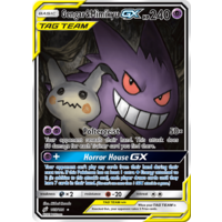 Gengar & Mimikyu GX 165/181 SM Team Up Holo Ultra Rare Full Art Pokemon Card NEAR MINT TCG