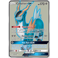 Cobalion GX 168/181 SM Team Up Holo Ultra Rare Full Art Pokemon Card NEAR MINT TCG